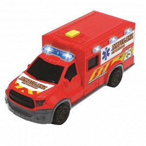 Машинка скорой помощи с носилками, 18 см, световые и звуковые эффекты