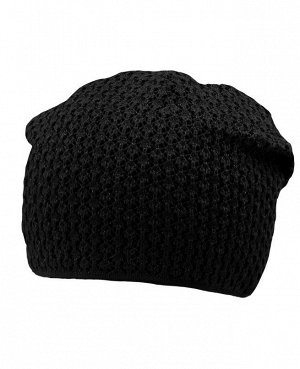 Черная шапка для девочки 37404-ПА19