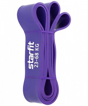 Эспандер многофункциональный STARFIT ES-802 ленточный 23- 68 кг, 208 х 6,4 см, фиолетовый