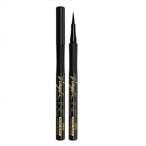 Подводка-фломастер для глаз LUXVISAGE VINYL LINE ultra black 24H waterproof