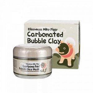 Очищающая пузырьковая маска Elizavecca Milky Piggy Сarbonate Bubble Clay Mask 100 г оптом
