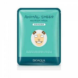 Маска для лица Bioaqua Animal Sheep Nourish Mask 30 г оптом