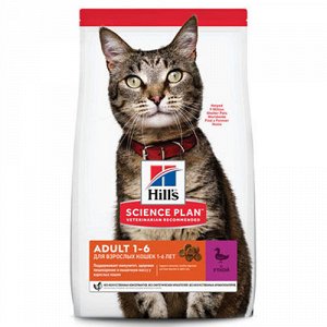 Hill's SP Feline Adult OptC Duck д/кош Оптим.уход Утка 300гр