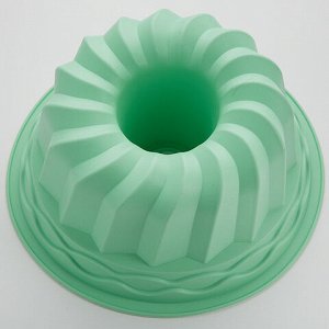 BE-4390S Форма для выпечки кекса с отверстием зеленая; WEBBER (d=24см;h=11см) (72)