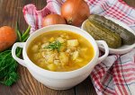 Рассольник с мясом