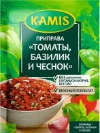 Kamis Приправа томаты, базилик и чеснок пак. 15г