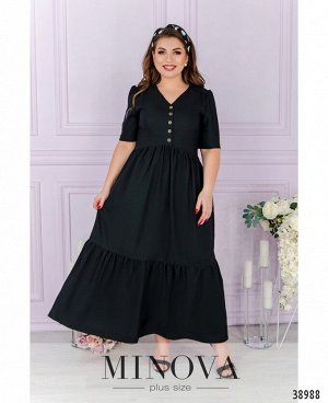 Платье №164-1-черный