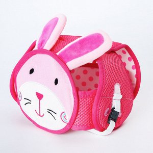 Шапка-шлем противоударный для детей, цвет розовый