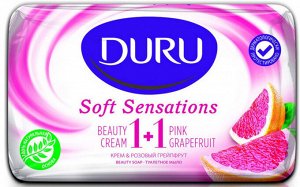 Мыло т. DURU 80г 1+1 Розовый Грейпфрут