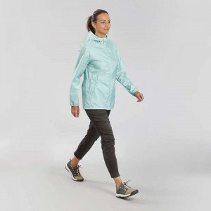 Дождевик для походов Raincut Zip женский QUECHUA