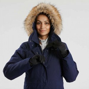 Женская утепленная водонепроницаемая куртка для зимних походов SH500 ultra-warm QUECHUA