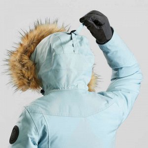 Парка теплая водонепроницаемая для походов женская SH500 U–WARM QUECHUA