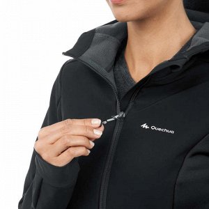 Куртка для горных походов Softshell женская TREK 500 WINDWARM FORCLAZ