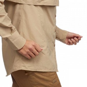 Рубашка для треккинга в пустыне с дл. рукавами солнцезащ. женская DESERT 500 FORCLAZ