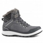 Ботинки кожаные теплые водонепроницаемые походные женские SH500 X-WARM QUECHUA