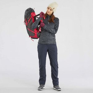 Ботинки кожаные теплые водонепроницаемые женские SH500 X-WARM QUECHUA