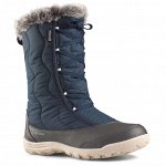 Сапоги зимние теплые водонепроницаемые на шнурках женские SH500 X-WARM QUECHUA