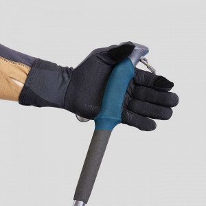 Нижние перчатки из шерсти мериноса для горного треккинга взрослые - TREK 500 FORCLAZ