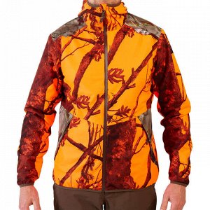 Бесшумная водонепроницаемая камуфляжная куртка муж. для охоты Light 500 camo BL SOLOGNAC