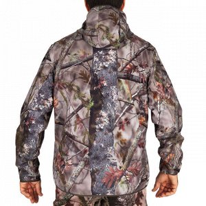 Куртка для охоты водонепроницаемая камуфляжная 500 SOLOGNAC
