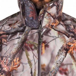 Куртка для охоты водонепроницаемая камуфляжная 500 SOLOGNAC