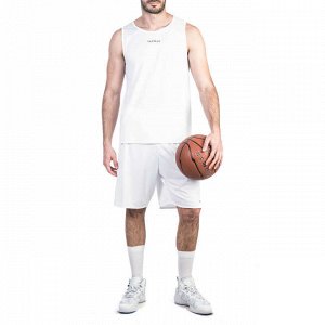 Шорты баскетбольные мужские белые sh100 tarmak