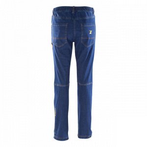 Брюки для скалолазания джинсовые эластичные мужские vertika, голубые simond