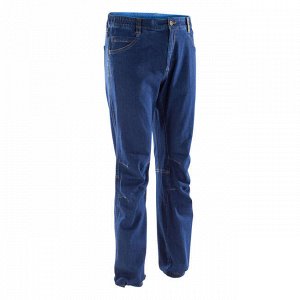 Брюки для скалолазания джинсовые эластичные мужские vertika, голубые simond