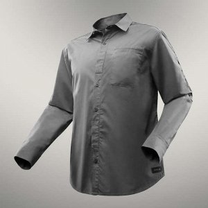 Рубашка модульная для походов и путешествий мужская TRAVEL 500 FORCLAZ