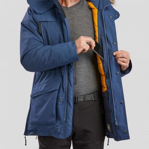 DECATHLON Куртка теплая водонепроницаемая для зимних походов мужская SH500 U-WARM. QUECHUA