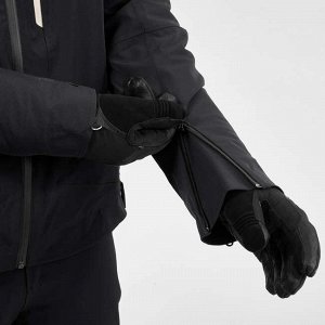 Куртка теплая лыжная для трассового катания мужская черная 980 wedze