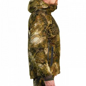 Куртка охотничья утепленная камуфляжная бесшумная водонепроницаемая FURTIV 900 SOLOGNAC