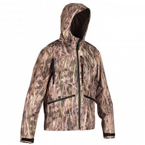 Непромокаемая камуфляжная куртка муж. для охоты 500
