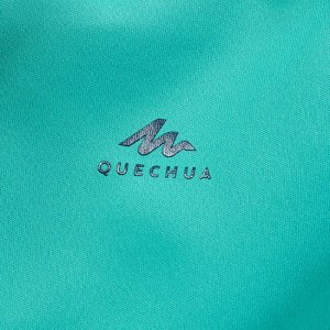 Куртка из софтшелла походная для детей 2–6 лет бирюзовая MH550 QUECHUA