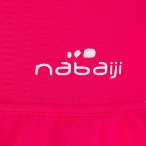 Купальник слитный для девочек с юбкой розовый Leony NABAIJI