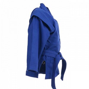 Куртка для самбо (самбовка) 100 синяя для детей sambo