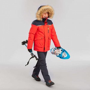 DECATHLON ПАРКА ТЕПЛАЯ ВОДОНЕПРОНИЦАЕМАЯ ДЛЯ ПОХОДОВ ДЛЯ ДЕТЕЙ 7–15 ЛЕТ SH500 U-WARM QUECHUA