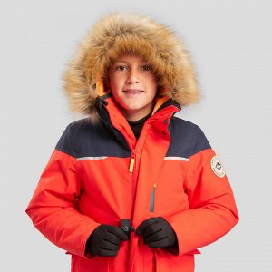 DECATHLON ПАРКА ТЕПЛАЯ ВОДОНЕПРОНИЦАЕМАЯ ДЛЯ ПОХОДОВ ДЛЯ ДЕТЕЙ 7–15 ЛЕТ SH500 U-WARM QUECHUA