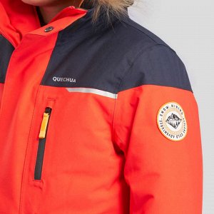 DECATHLON ПАРКА ТЕПЛАЯ ВОДОНЕПРОНИЦАЕМАЯ ДЛЯ ПОХОДОВ ДЛЯ ДЕТЕЙ 7–15 ЛЕТ SH500 U-WARM QUECHUA