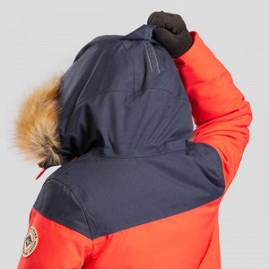 DECATHLON ПАРКА ТЕПЛАЯ ВОДОНЕПРОНИЦАЕМАЯ ДЛЯ ПОХОДОВ ДЛЯ ДЕТЕЙ 7–15 ЛЕТ SH500 U-WARM QUECHUA