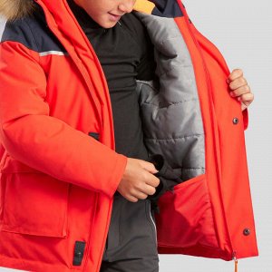 DECATHLON ПАРКА ТЕПЛАЯ ВОДОНЕПРОНИЦАЕМАЯ ДЛЯ ПОХОДОВ ДЛЯ ДЕТЕЙ 7–15 ЛЕТ SH500 U-WARM QUECHUA