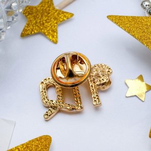 Значок "Знаки зодиака" гороскоп, цвет белый в золоте (цена за шт)