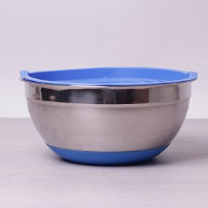 Миска ?26*12см из нержавеющей стали c антискользящим дном