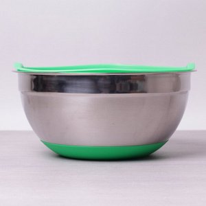 Миска ?28*13см из нержавеющей стали c антискользящим дном