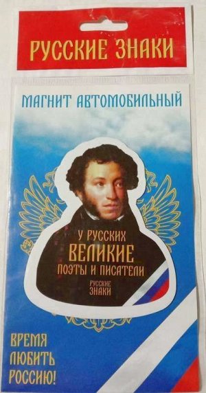 Магнит Пушкин _стр., 17х11см, _