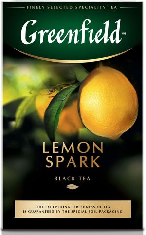 Чай Гринфилд Lemon Spark 100гр