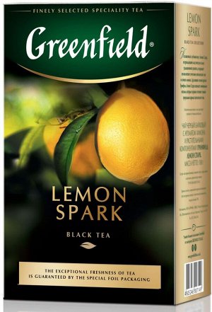 Чай Гринфилд Lemon Spark 100гр