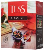 Чай Тесс Pleasure black tea 1,5г 1/100/9