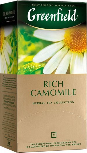 Чай Гринфилд Rich Camomile 25пак