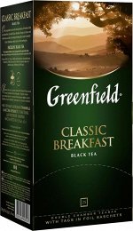 Чай Гринфилд Classic Breakfast пакет термосаше 2г 1/25/10